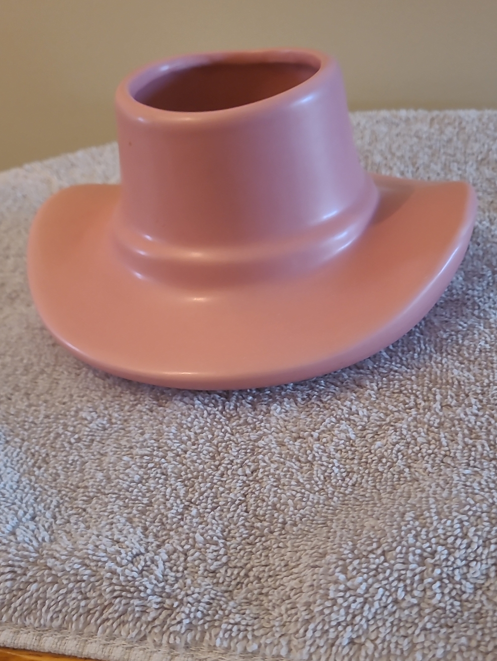 Dusty Pink Cowgirl Hat Planter